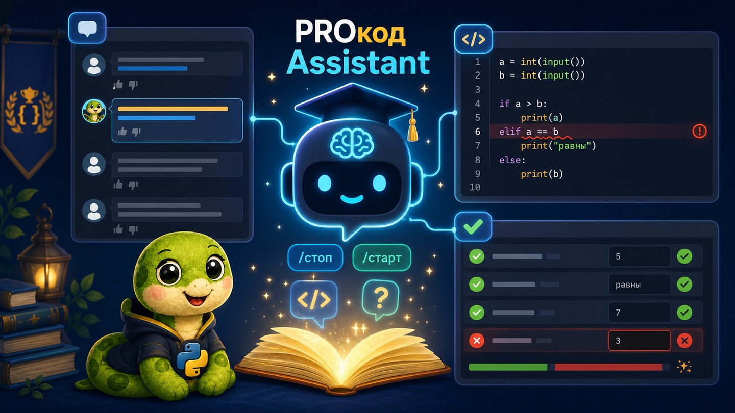 PROкод Assistant помогает разобрать код, комментарий и результаты проверки
