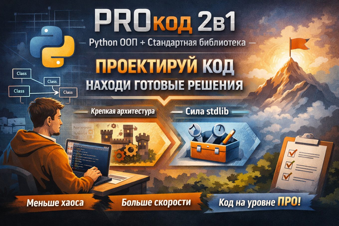 PROкод 2в1: Python ООП + Стандартная библиотека